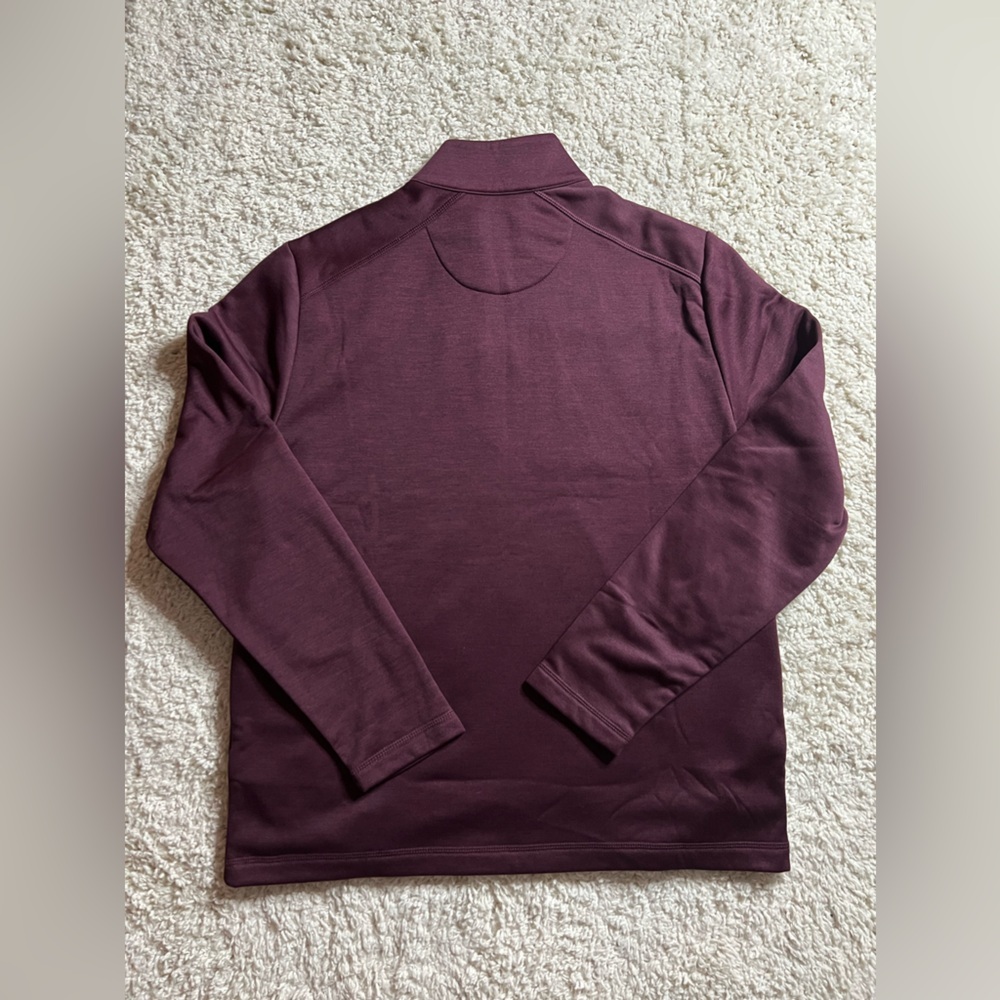 Size Medium Callaway Maroon Quarter-Zip Pullover NWT - Picture 2 of 8